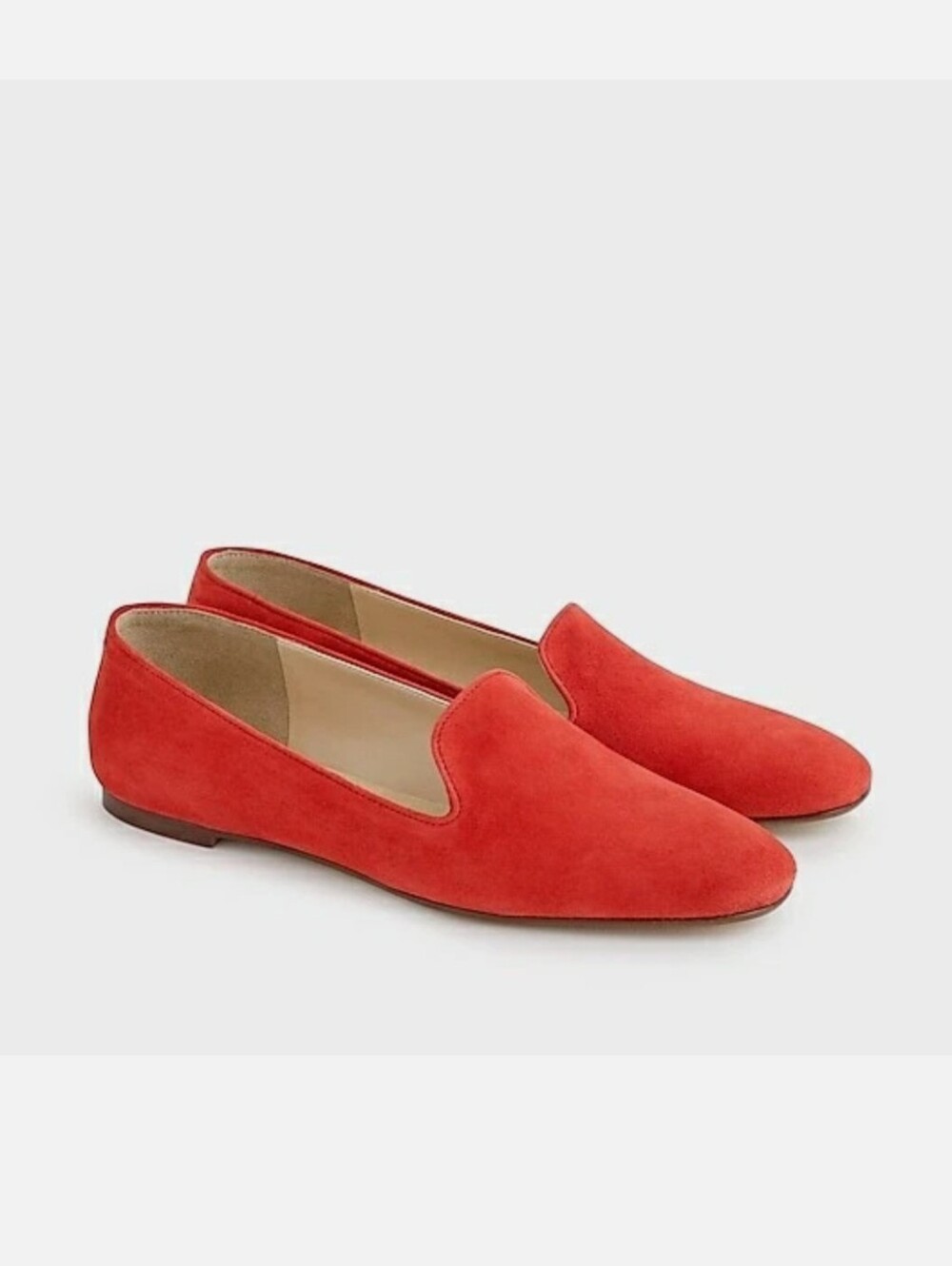 J. Crew Suede Smoking Slipper - Style H5523 - Fiery Sunset - Size 7.5 -New